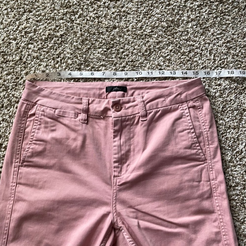 J. Crew Slim Broken-In Boyfriend Pink High Rise Jeans Women's Size 26 Tall - Picture 7 of 10